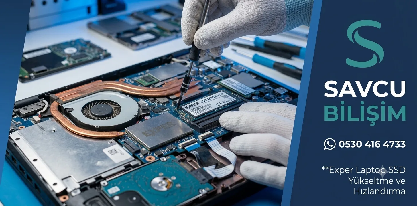 Exper laptop SSD anakart tamiri Isparta
