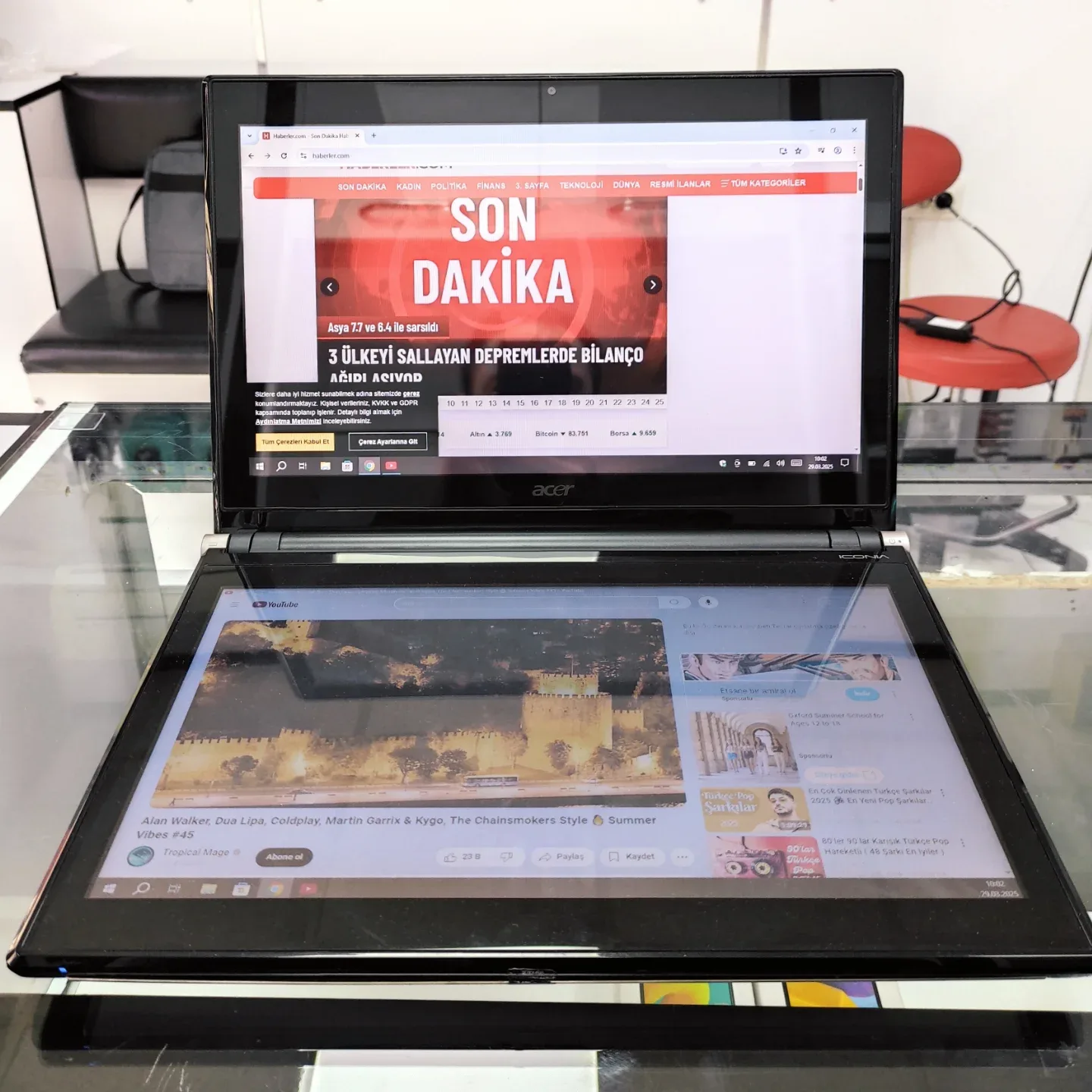 Acer Iconia Çift Ekran (Dual-Screen) Touchbook | 2. El
